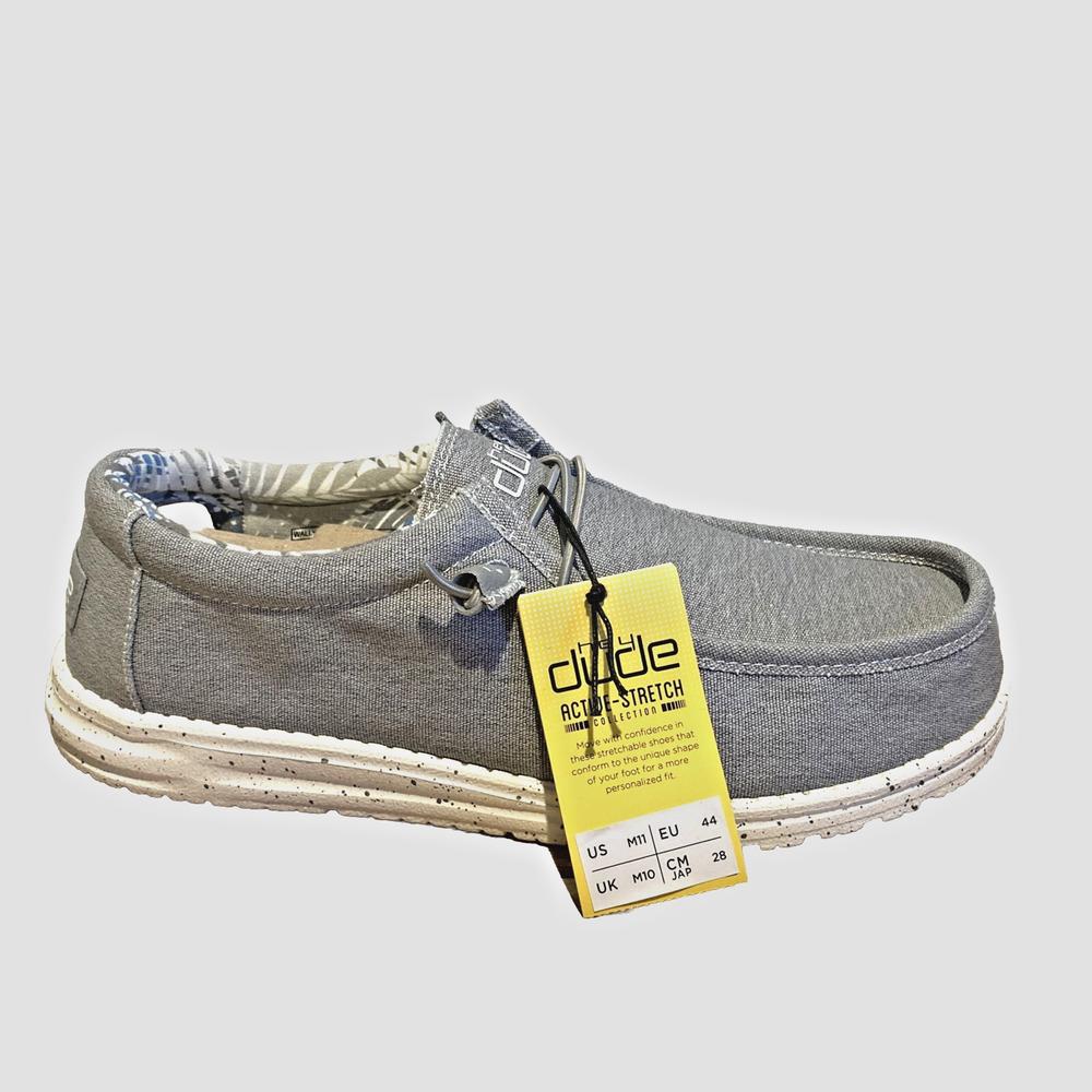 Hey Dude Wally Stretch Iron | Men’s Shoes | Size 11 | Men's Slip on Loaf… - Picture 3 of 5